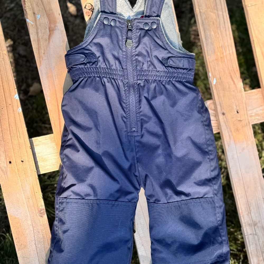 The Children's Place Navy Snow Bibs 12 months